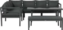 Blakes Lounge Diningset - 4 Delig - Donker Grijs -Tuinmeubelen Winkel 1200x583 3