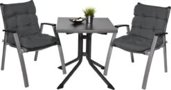 Beautissu Flair NL – Set Van 2 Tuinkussen Lage Rug Antraciet – 100x50 Cm – Zitkussen Matraskussen Voor Tuin Meubelen -Tuinmeubelen Winkel 1200x631 6