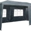 MaxxGarden Partytent - Paviljoen - 3x6m - Incl. Zijwanden - Waterdicht - Antraciet -Tuinmeubelen Winkel 1200x641