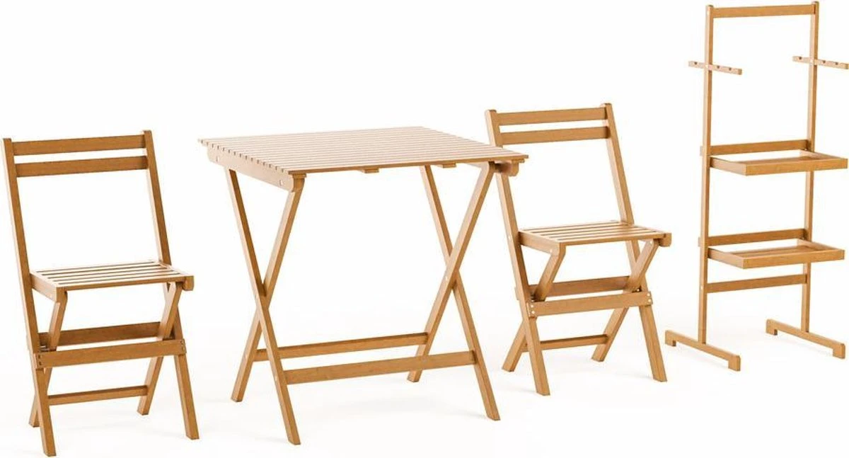 Bistro Set Hout Balkonset FSC – Patio Set Tuin – Houten Frans Tuinsetje – Kleine Tuinset – Complete Kleine Balkon Tafelset Met Gratis Bijzettafel – Hardhout FSC Balkonstoelen & Balkon Tafel - Tuintafel En Stoelen - Bistroset Van Hout – Balcony Set 17 Bistro Set Hout Balkonset FSC – Patio Set Tuin – Houten Frans Tuinsetje – Kleine Tuinset – Complete Kleine Balkon Tafelset Met Gratis Bijzettafel – Hardhout FSC Balkonstoelen & Balkon Tafel - Tuintafel En Stoelen - Bistroset Van Hout – Balcony Set - Afbeelding 15