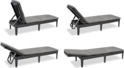 Allibert Jaipur Ligbed - 58x187,5x29 Cm - Grafiet -Tuinmeubelen Winkel 1200x663 1