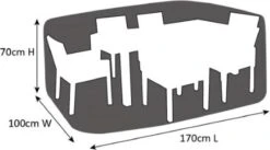 SORARA® Tuinmeubelhoes - Beschermhoes Tuinset - 160 X 90 X 70 Cm. -Tuinmeubelen Winkel 1200x665