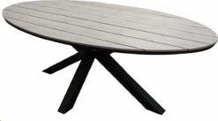Ovale Tuintafel Cyprus 180cm | Wood | Polywood & Aluminium -Tuinmeubelen Winkel 1200x666 2