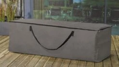 Opbergtas Voor Tuinmeubelkussens - 200 X 75 X 60 Cm (4 – 6 Lounge- Tuinkussens) - Grijs / Antraciet -Tuinmeubelen Winkel 1200x669