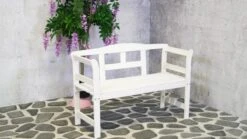 SenS-Line Friesen Tuinbank - Hout - Wit -Tuinmeubelen Winkel 1200x675 2