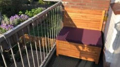 Kleine Teakhouten Tuinbank Met Opbergruimte - 100 X 60 X 90 Cm - Duurzaam Teakhout - Blijft Strak En Mooi - Sterke Constructie Om Lang Mee Te Gaan -Tuinmeubelen Winkel 1200x675