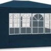 MaxxGarden Partytent Feesttent Paviljoen - 300 X 400 X 250 Cm - Zijwanden - Blauw -Tuinmeubelen Winkel 1200x676 2