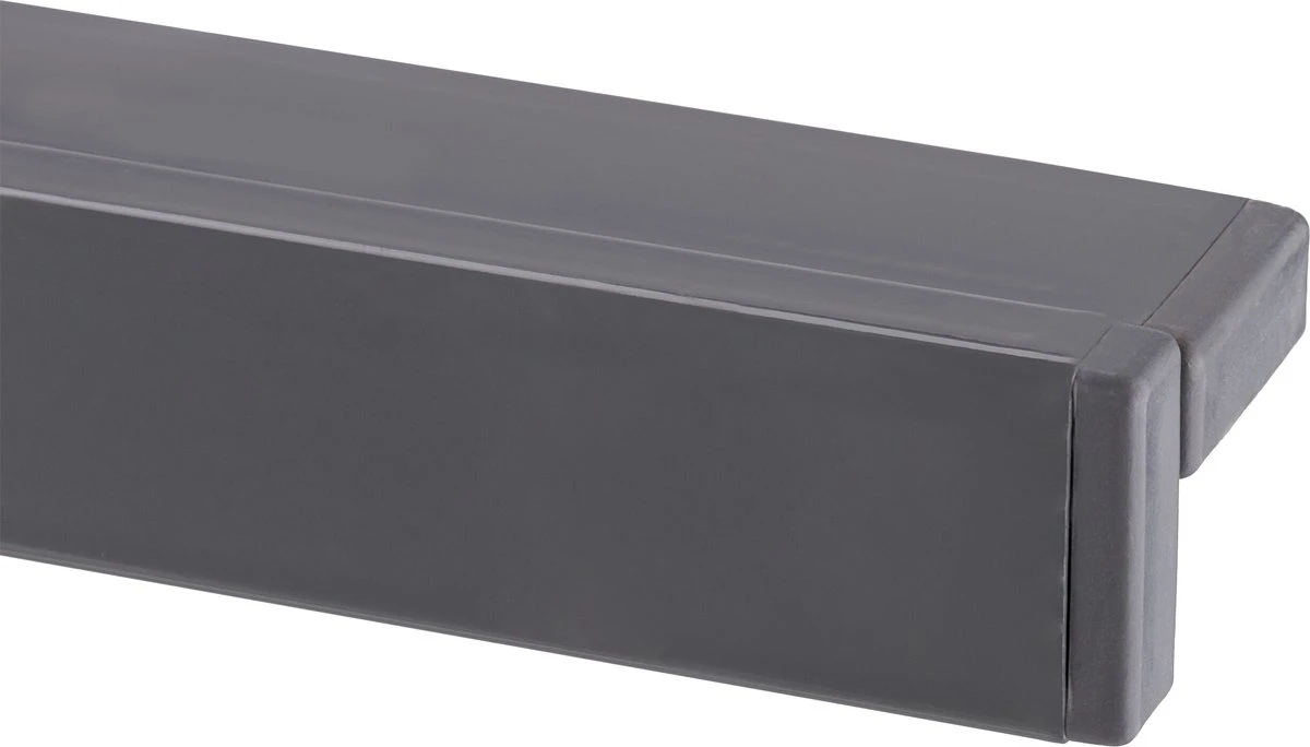 Relaxdays Tuintafel Vierkant - Grijze Buitentafel - Eettafel Tuin - Moderne Balkontafel 5 Relaxdays Tuintafel Vierkant - Grijze Buitentafel - Eettafel Tuin - Moderne Balkontafel - Afbeelding 3