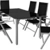 Casaria Alumunium Tuinset Bern - 6 Stoelen + 1 Tafel – Zilver -Tuinmeubelen Winkel 1200x687 1