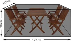 Kingsleeve Tuinmeubelhoes - Beschermhoes - Weerbestendig -308x138x89cm - Groen -Tuinmeubelen Winkel 1200x688