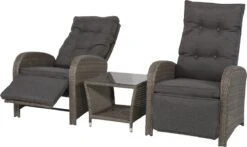 Loungeset Duoset Melia 2 Verstelbare Stoelen + Tafel - Balkonset -Tuinmeubelen Winkel 1200x713 3