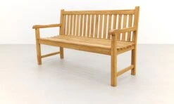 Teak Houten Tuinbank Bison - 150 Cm. -Tuinmeubelen Winkel 1200x718 1