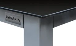 Casaria Alumunium Tuinset Bern - 6 Stoelen + 1 Tafel – Zilver -Tuinmeubelen Winkel 1200x723