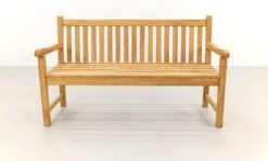 Teak Houten Tuinbank Bison - 150 Cm. -Tuinmeubelen Winkel 1200x725