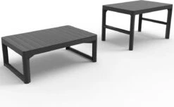 Allibert Lyon Tuintafel - 116x71,5x66/40 Cm - Grafiet 31 Allibert Lyon Tuintafel - 116x71,5x66/40 Cm - Grafiet -Tuinmeubelen Winkel 1200x738 2