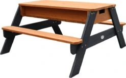 AXI Nick Zand & Water Picknicktafel In Antraciet/Bruin - Parasol Blauw/Wit - Picknick Tafel Voor Kinderen Van Hout -Tuinmeubelen Winkel 1200x745