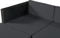 Polyrotan Loungeset Punta Cana L - Zwart -Tuinmeubelen Winkel 1200x763 2