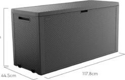 Keter Tuinkussen Opbergbox | 270 L | Tuinkussenbox | Tuinkast | Tuinbox -Tuinmeubelen Winkel 1200x764 1