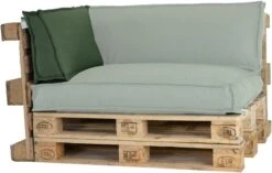2L Home & Garden Rugkussen Metro Lounge Olijf - 60 X 40cm -Tuinmeubelen Winkel 1200x765