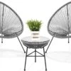 LifeGoods Acapulco Bistroset - 3-Delig - Tuinset Met Bijzettafel - Grijs 2 LifeGoods Acapulco Bistroset - 3-Delig - Tuinset Met Bijzettafel - Grijs -Tuinmeubelen Winkel 1200x778 4
