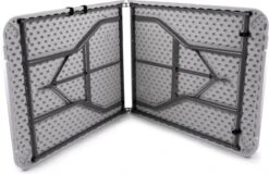 MaxxGarden Vouwtafel - Opvouwbare Kampeer Tafel - Tuin - Camping - Binnen - Weersbestendig - 180 X 74 X 74cm- Wit -Tuinmeubelen Winkel 1200x779 2