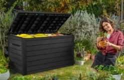 Keter Ontario Opbergbox - 870L - 147x83x86cm - Grafiet -Tuinmeubelen Winkel 1200x783 11