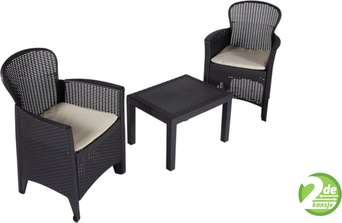 Pro Garden - Tuinset 5-delig Met Kussens 13 Pro Garden - Tuinset 5-delig Met Kussens - Afbeelding 11
