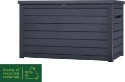 Keter Ontario Opbergbox - 870L - 147x83x86cm - Grafiet -Tuinmeubelen Winkel 1200x785