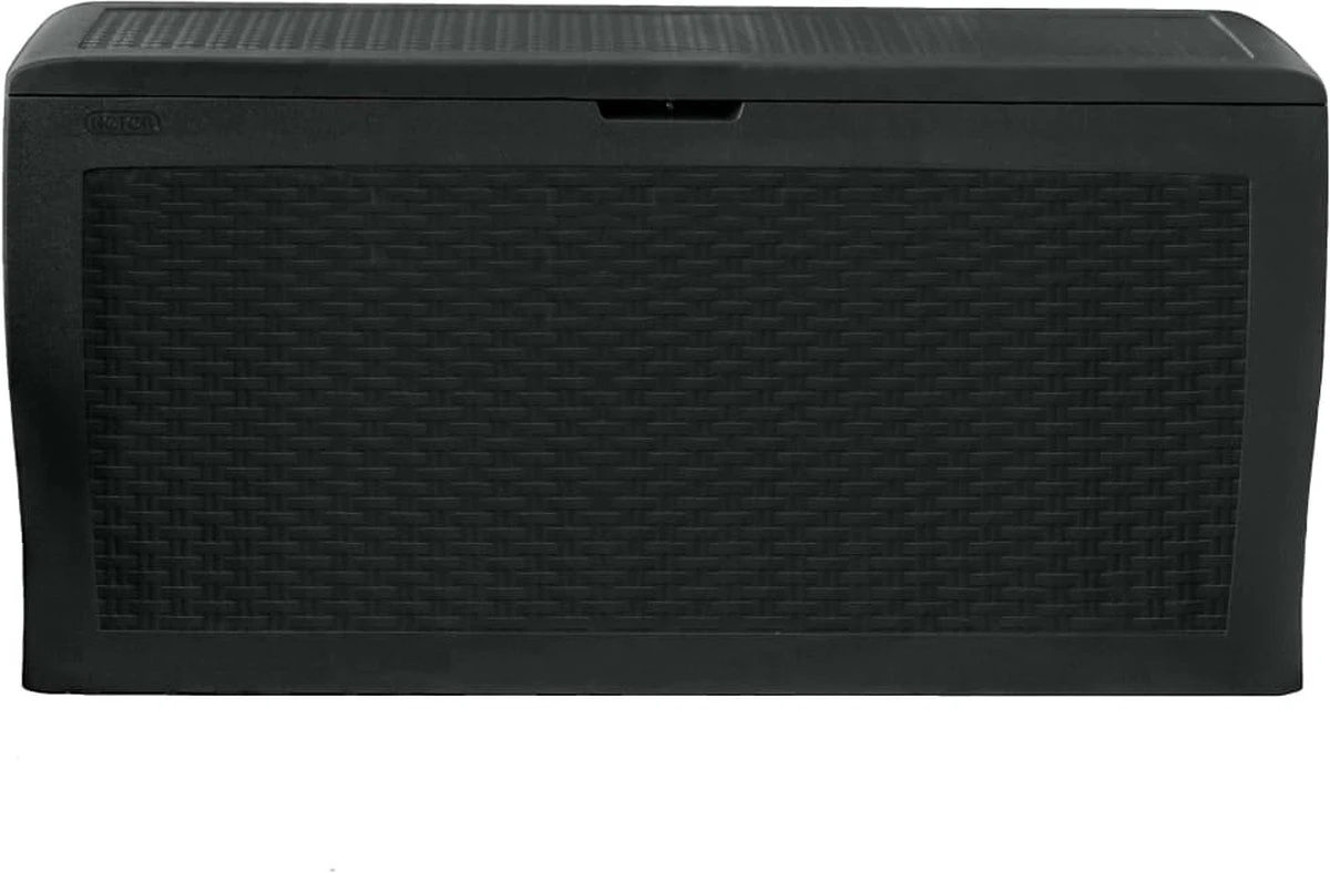 Keter Samoa Opbergbox - 270 L - 117x45x57 Cm - Grafiet 10 Keter Samoa Opbergbox - 270 L - 117x45x57 Cm - Grafiet - Afbeelding 9