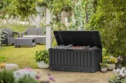 Keter Kentwood Opbergbox - 128x53.6x59 Cm - 350 L - Grafiet -Tuinmeubelen Winkel 1200x792 5