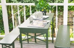 MaximaVida Inklapbare Biertafel Berlijn 120 X 50 Cm Olijfgroen - FSC Hout -Tuinmeubelen Winkel 1200x793 1