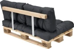 Merkloos En.casa Zitkussen Palletbank - 120 X 80 X 12 Cm - Donkergrijs -Tuinmeubelen Winkel 1200x796 4