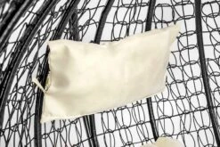 Hangstoel - Ei Stoel - Met Frame - Zwart Beige - Tot 125 Kg -Tuinmeubelen Winkel 1200x800 107