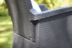 Allibert Vermont Verstelbare Tuinstoel - 64x68x107cm - Grafiet -Tuinmeubelen Winkel 1200x800 127