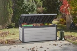 Keter Denali Opbergbox - 570L - 151,7x72,5x70cm - Grijs -Tuinmeubelen Winkel 1200x800 155