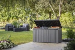 Keter Darwin Opbergbox - 570L - 142,5x65,5x78,2cm - Grijs -Tuinmeubelen Winkel 1200x800 187