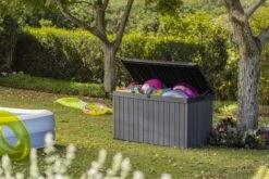 Keter Darwin Opbergbox - 570L - 142,5x65,5x78,2cm - Grijs -Tuinmeubelen Winkel 1200x800 188