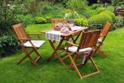 Merkloos Luxe Tuinset 'Sydney' - 5-delig - Acaciahout - FSC Gecertificeerd -Tuinmeubelen Winkel 1200x800 231