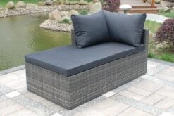 MaxxGarden Loungeset – Rattan Hoekset - 4 Persoons - Incl. Salontafel - Grijs -Tuinmeubelen Winkel 1200x800 267