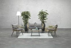 Garden Impressions Franklin Loungeset 4-delig - Wicker - Carbon Black/mystic Grey -Tuinmeubelen Winkel 1200x800 281