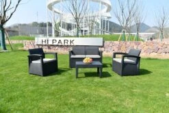 MaxxGarden Rattan Loungeset - 4 Persoons Zithoek - Design Wicker Tuinset -Tuinmeubelen Winkel 1200x800 326