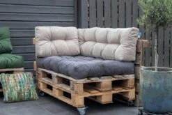 2L Home & Garden Rugkussen Metro Grijs - 60 X 40cm -Tuinmeubelen Winkel 1200x800 392