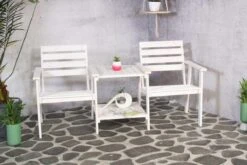 Tuinbank - Romeo Tete A Tete - Wit - 170cm -Tuinmeubelen Winkel 1200x800 44