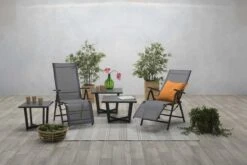 Garden Impressions - Sol Verstelbare Tuinstoel - Aluminium - Zwart -Tuinmeubelen Winkel 1200x800 95