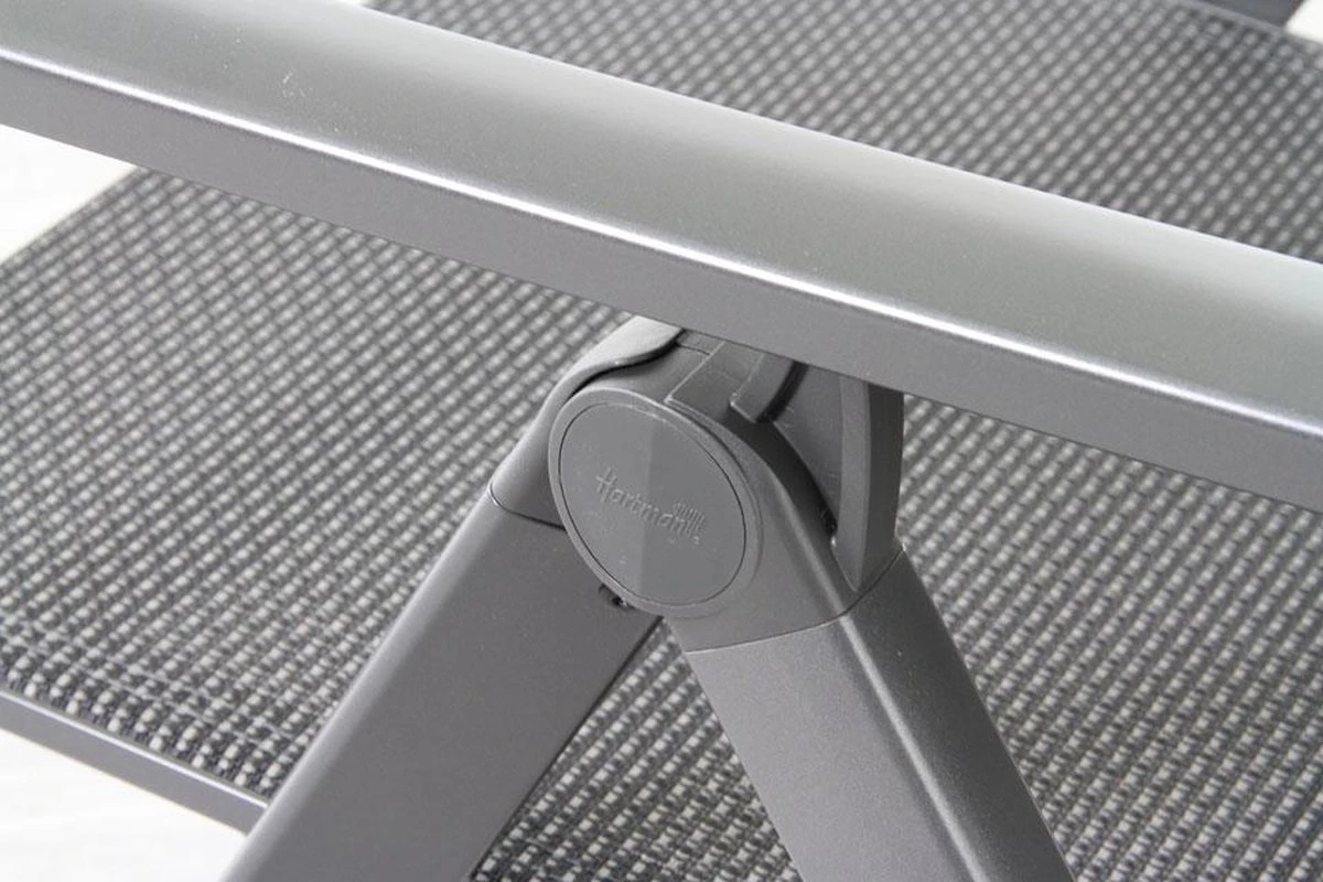 Hartman Aruba Aluminium Tuinstoel - Antraciet Verstelbaar 7 Hartman Aruba Aluminium Tuinstoel - Antraciet Verstelbaar - Afbeelding 5