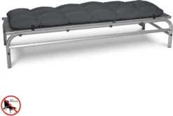 Beautissu Flair RL – Ligbedkussen Tuinkussen Ligstoel – Zonnebed Kussen Voor Tuin Meubelen 190x60x8 Cm Antraciet -Tuinmeubelen Winkel 1200x801 16