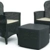 Pro Garden Tuinset Compleet Florence - 2 Stoelen - Met Kussentjes - Bijzettafel- Rotanlook -Tuinmeubelen Winkel 1200x813