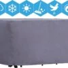 Weersbestendige Beschermhoes Tuinset | 245 X 150 X 95 Cm | Premium | Waterproof | TÜV Rheinland Gecertificeerd | Hoes Voor Tuin | Waterdicht | Solution Dyed (verkleuring Onmogelijk) | Grijs / Antraciet -Tuinmeubelen Winkel 1200x814