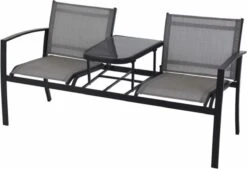 Pro Garden ProGarden Tuinbankje Met Tafel Tweepersoons -Tuinmeubelen Winkel 1200x819