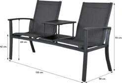 Tete-a-Tete Aluminium Tuinbank Felix -Tuinmeubelen Winkel 1200x823